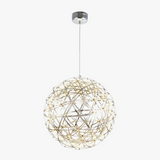 lustre boule d'étincelle led créatif style nordique décoratif étoile