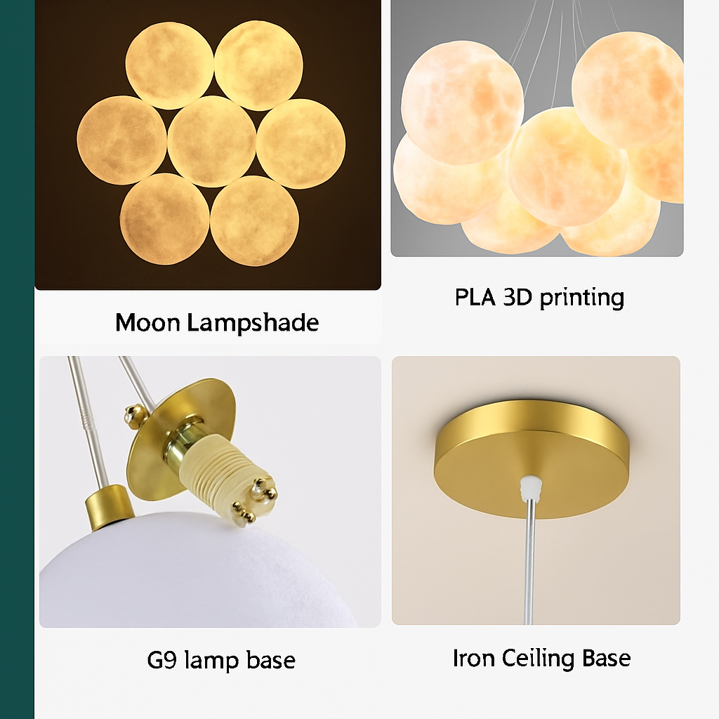 lustre bulle lumière pour salon chambre suspendues