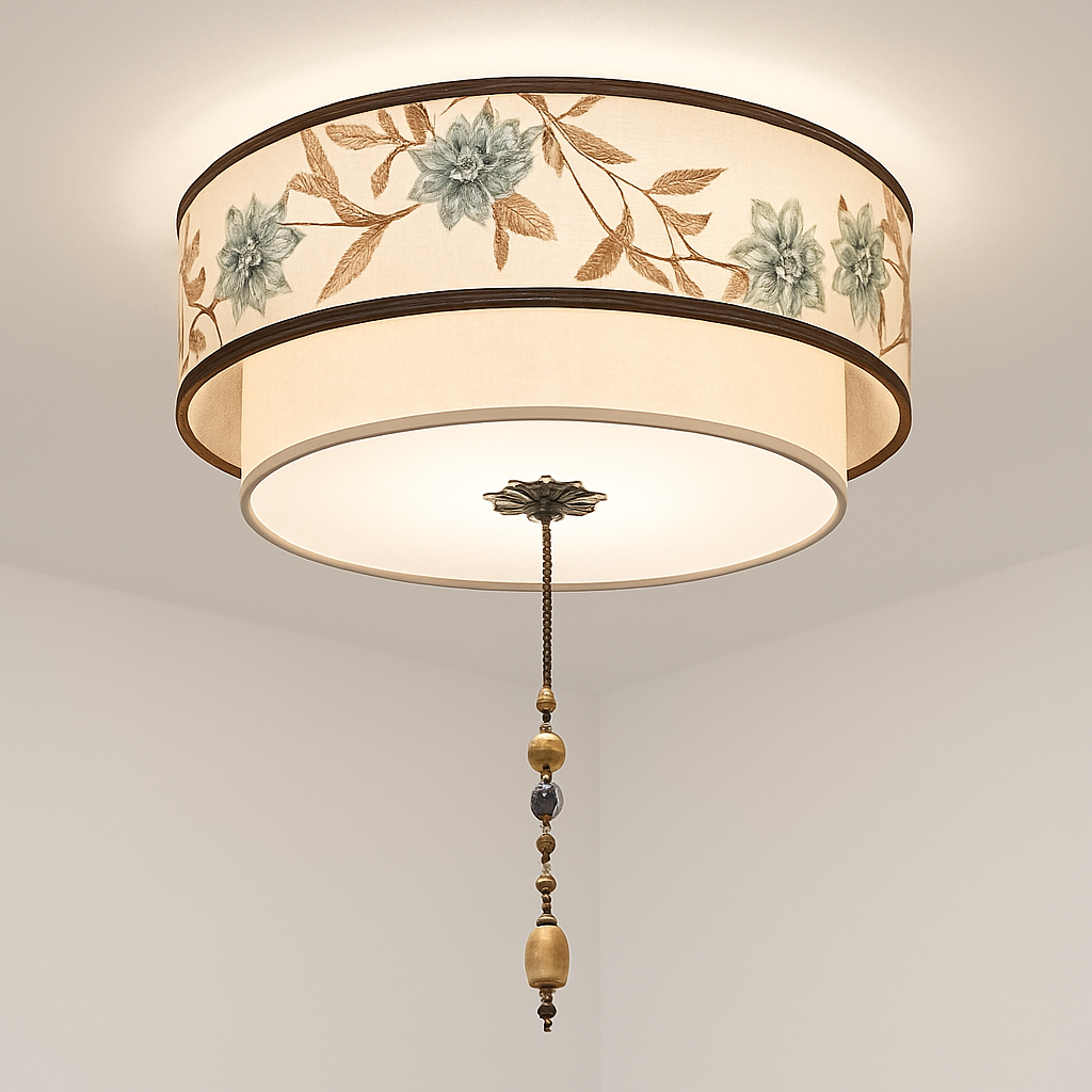 lustre chinois plafonnier chambre ronde Chinoiserie Luminaire Suspendu rétro maison salon étude Luminaire éclairage