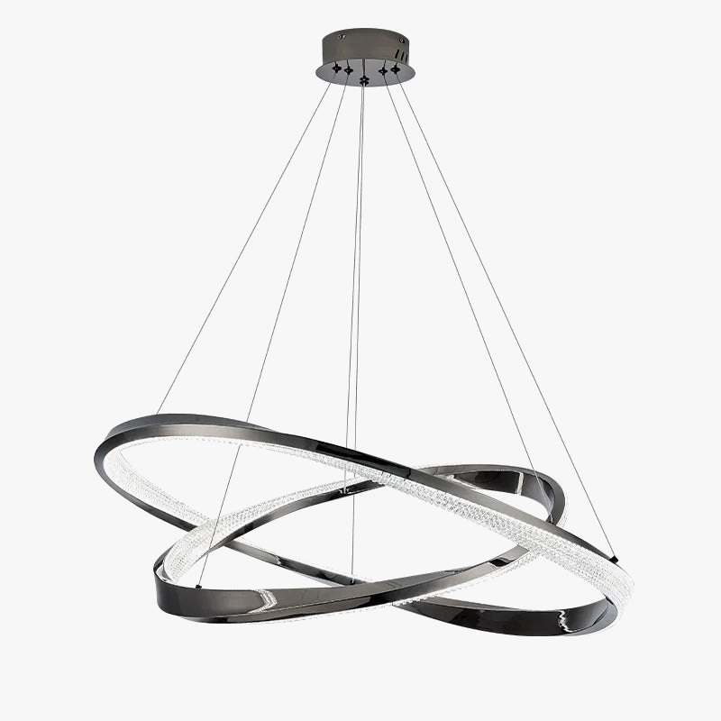 lustre circulaire à led moderne pour décoration intérieure