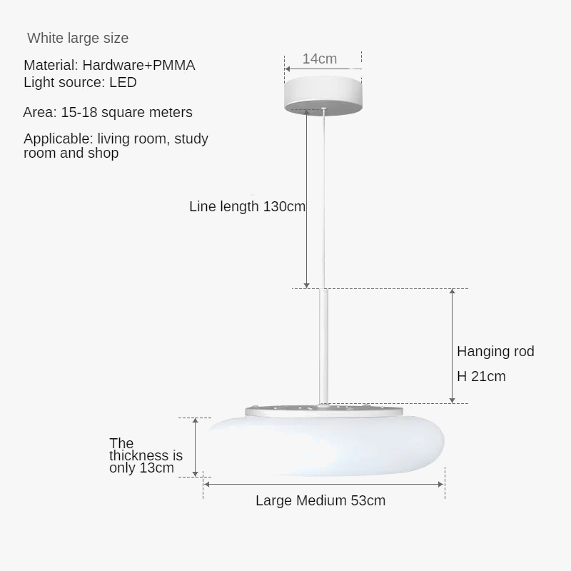 lustre circulaire à led moderne pour intérieur minimaliste