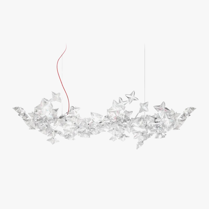 lustre créatif décoratif avec motif floral élégant