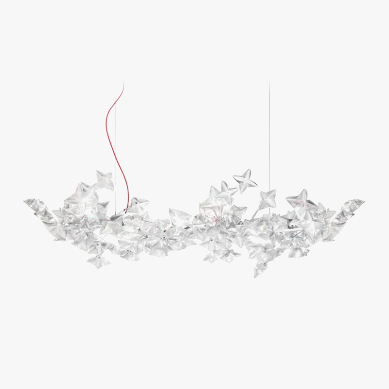 lustre créatif décoratif avec motif floral élégant