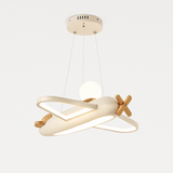 lustre créatif en forme d'avion pour enfant