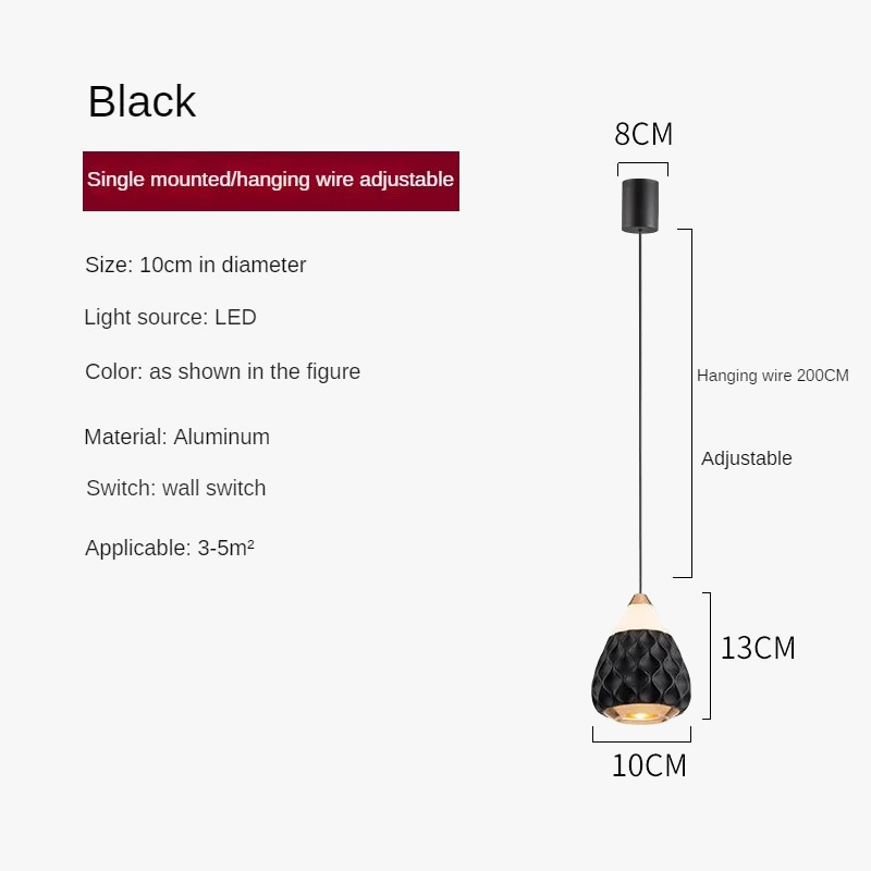 lustre créatif en pignons de pin pour décoration moderne