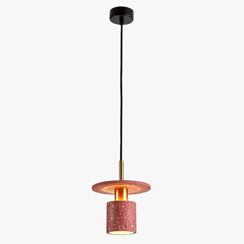 lustre créatif en terrazzo pour restaurant hôtel minimaliste commercial
