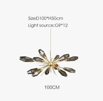lustre créatif en verre design moderne et artistique