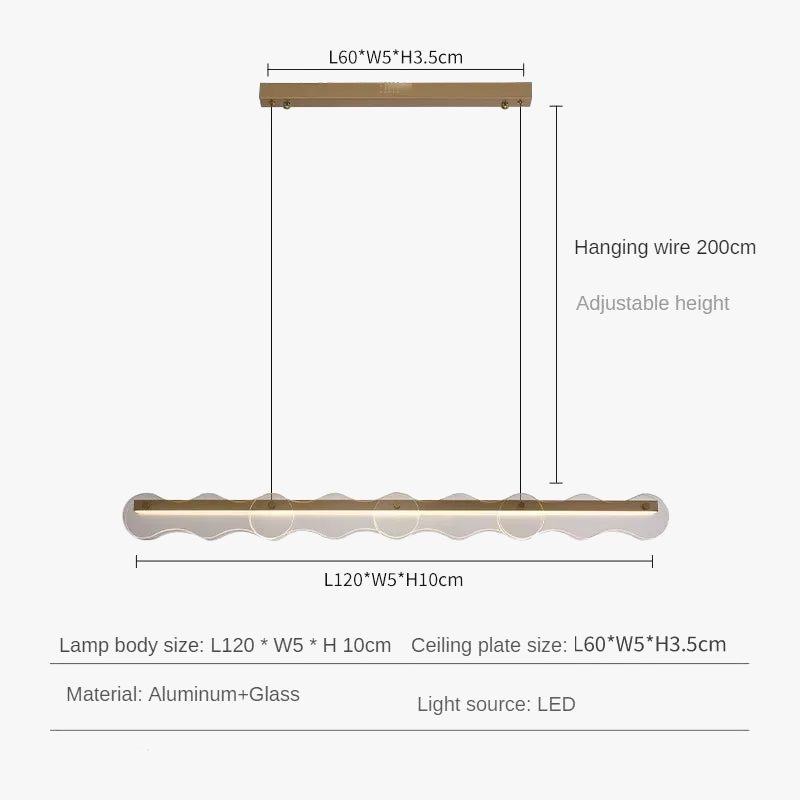 lustre créatif en verre pour ambiance moderne et élégante