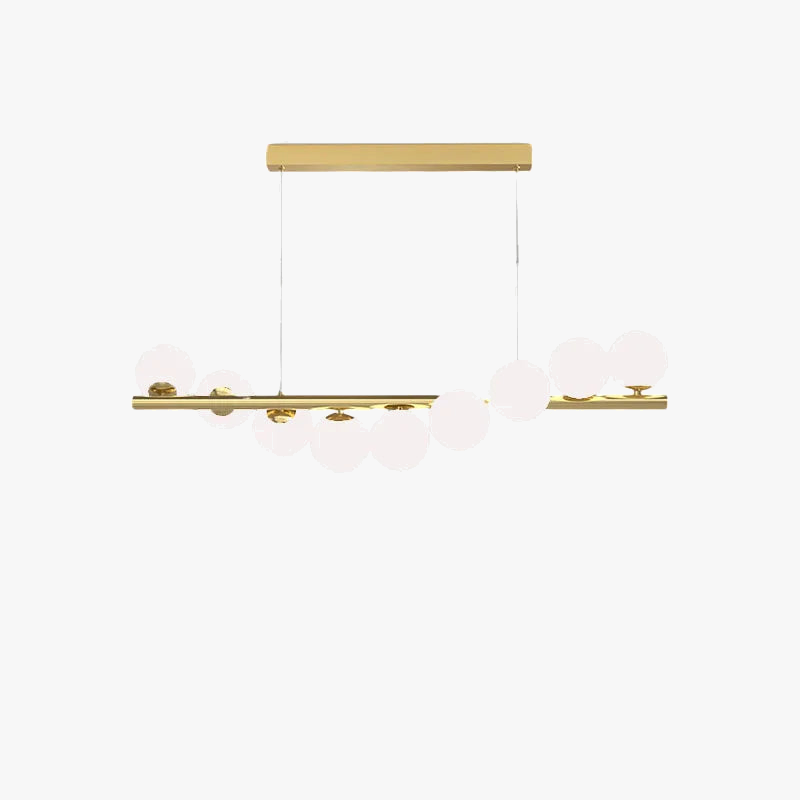 lustre créatif en verre pour bar et restaurant avec fil réglable