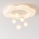 lustre créatif nuage blanc lune étoile pour enfants