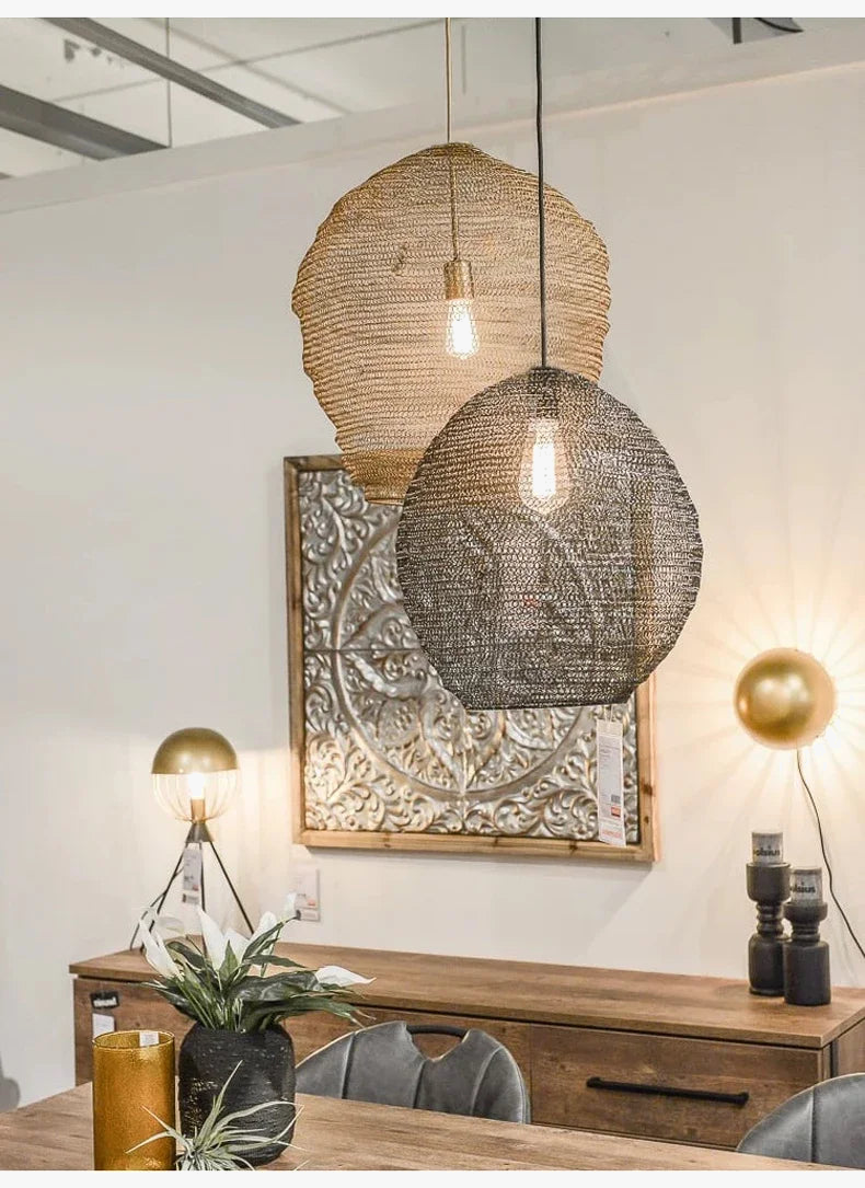 lustre créatif suspendu pour restaurant bar et hôtel