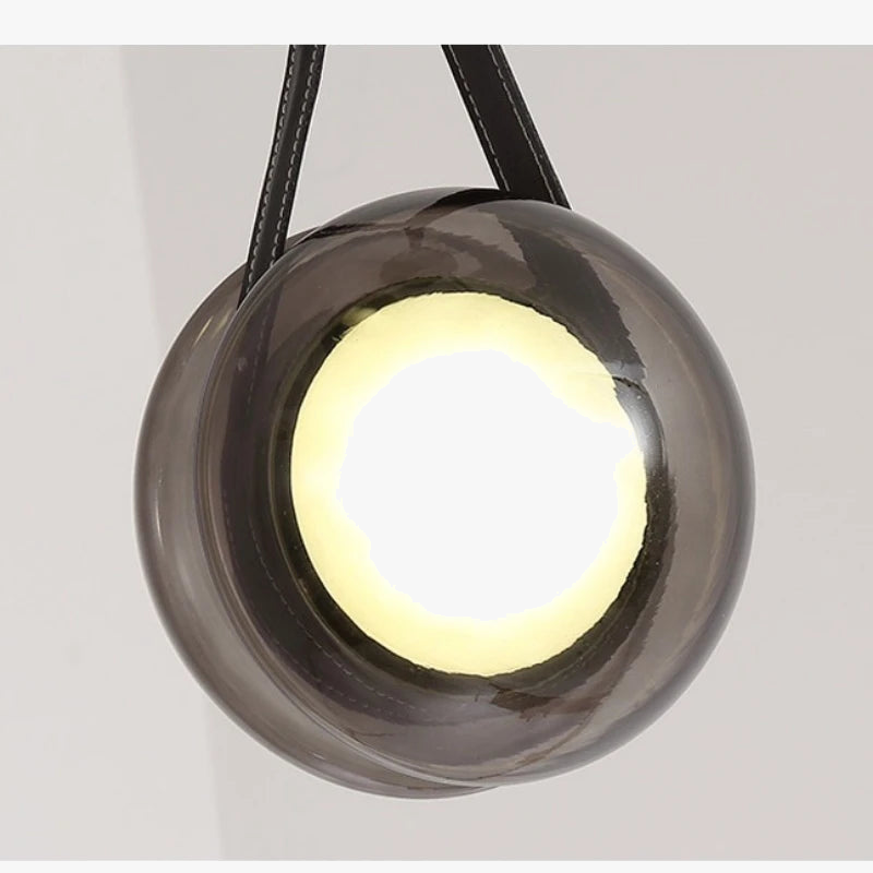 lustre créatif yoyo en verre pour décoration moderne intérieure