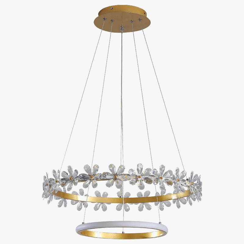 lustre cristal moderne pour éclairage tendance intérieur