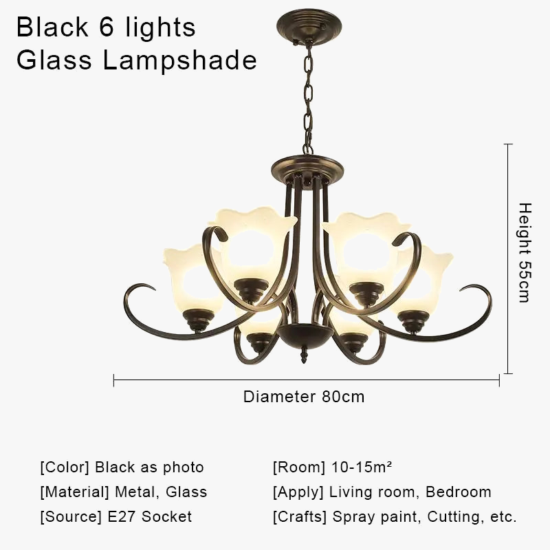 lustre cristal rétro suspension modernes pour décoration intérieure
