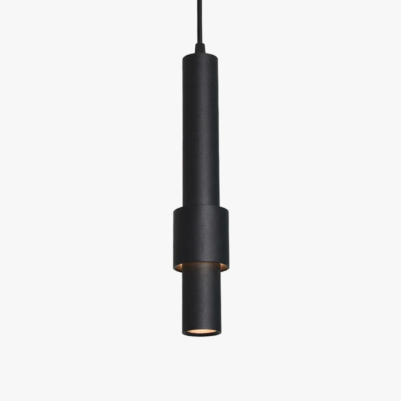 lustre cylindrique créatif pour décoration industrielle élégante
