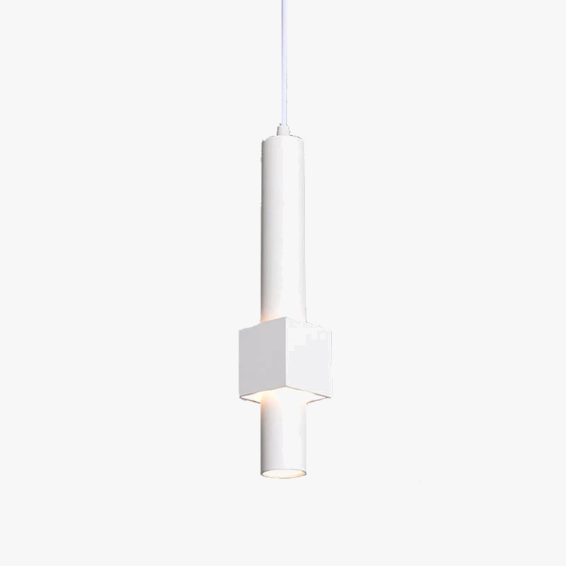 lustre cylindrique créatif pour décoration industrielle élégante