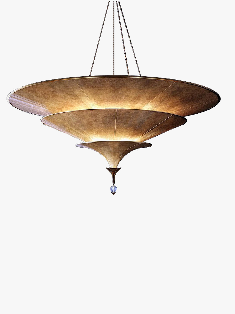 lustre d'ambiance bouddhiste pour décoration wabi sabi asiatique