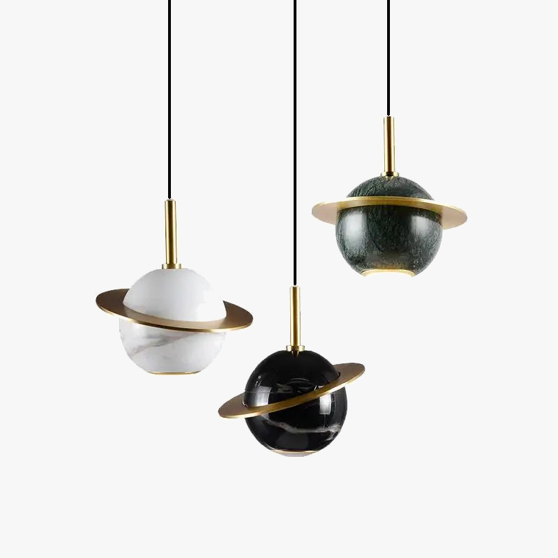 lustre danois créatif en marbre personnalisé pour décoration intérieure