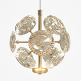 lustre de chevet en cristal k9 moderne et luxueux