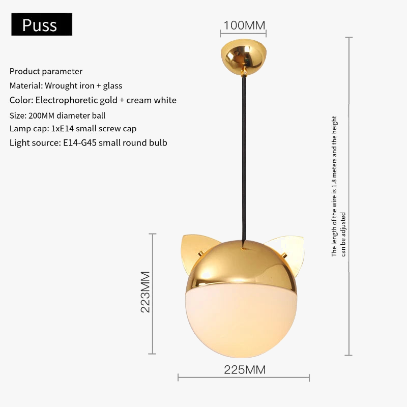 Lustre de dessin animé personnalisé et créatif de Style italien nordique