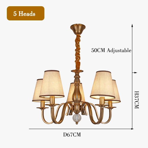Lustre de luxe classique