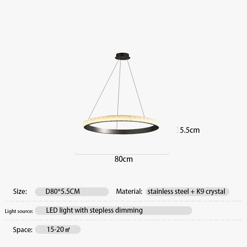 lustre de luxe en cristal pour hôtel et villa
