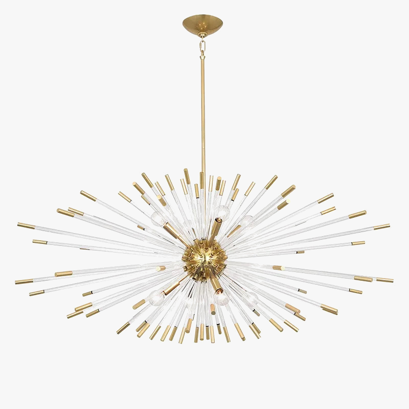 lustre de luxe en forme de pissenlit éclairage décoratif en stock