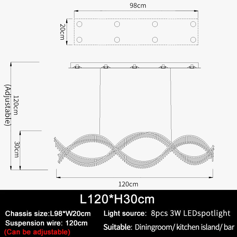 lustre de luxe moderne k9 en cristal suspendu personnalisé