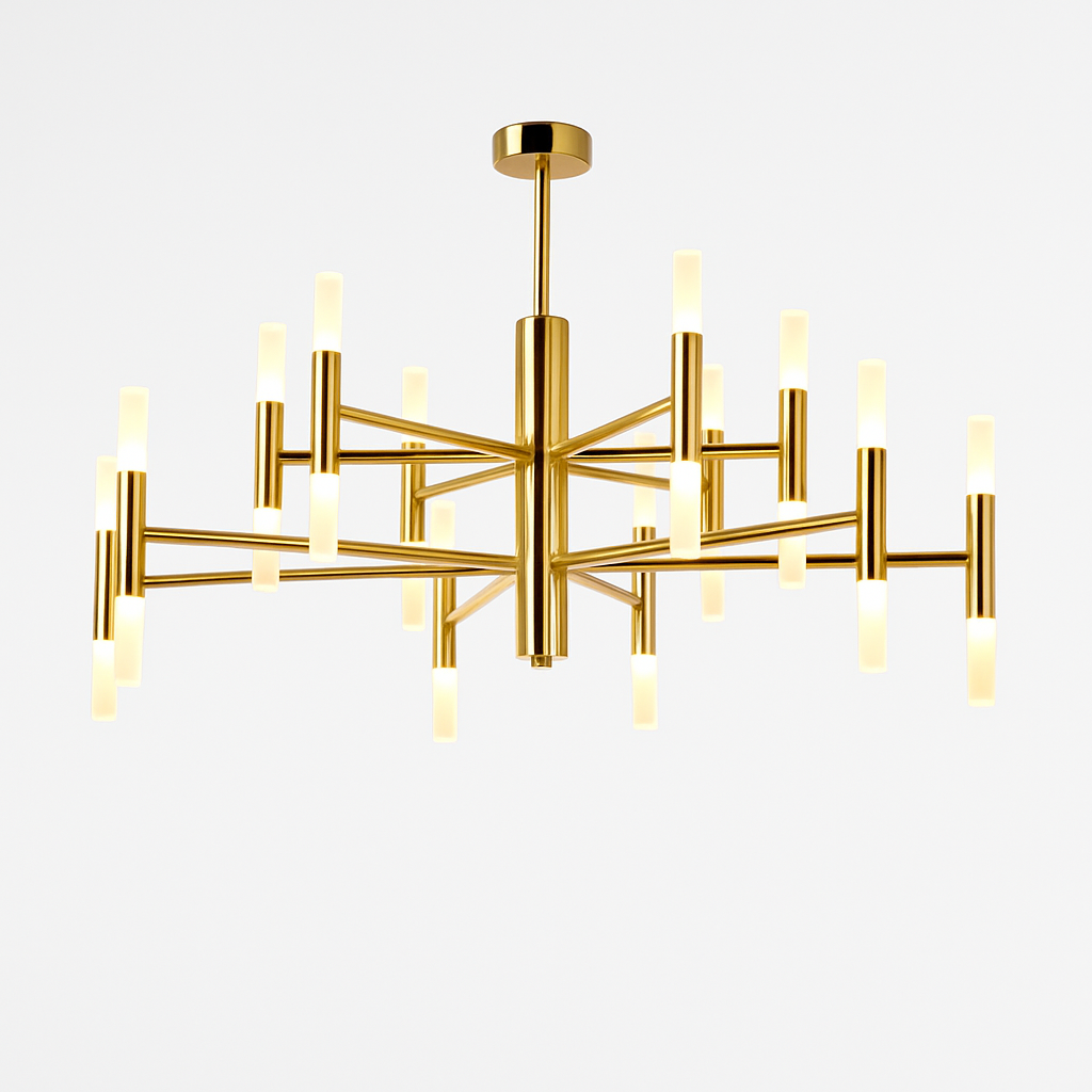 lustre de luxe moderne simple design artistique suspendu