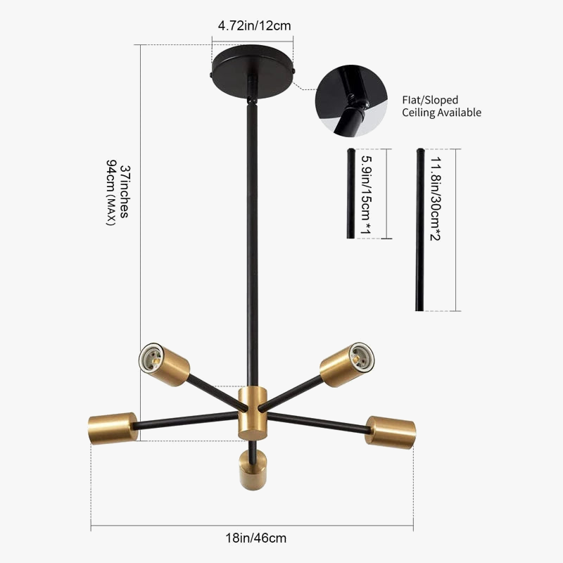 lustre de luxe moderne suspension led décoration nordique
