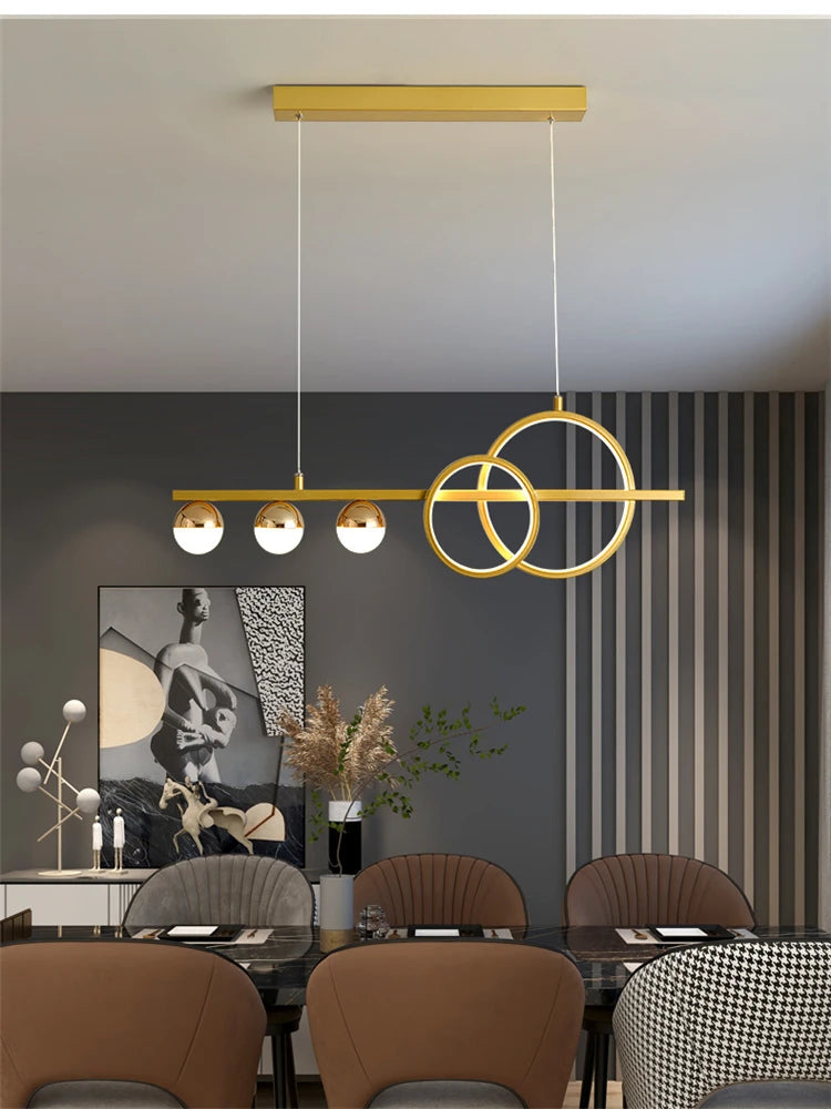 lustre de luxe nordique lumière led moderne créatif
