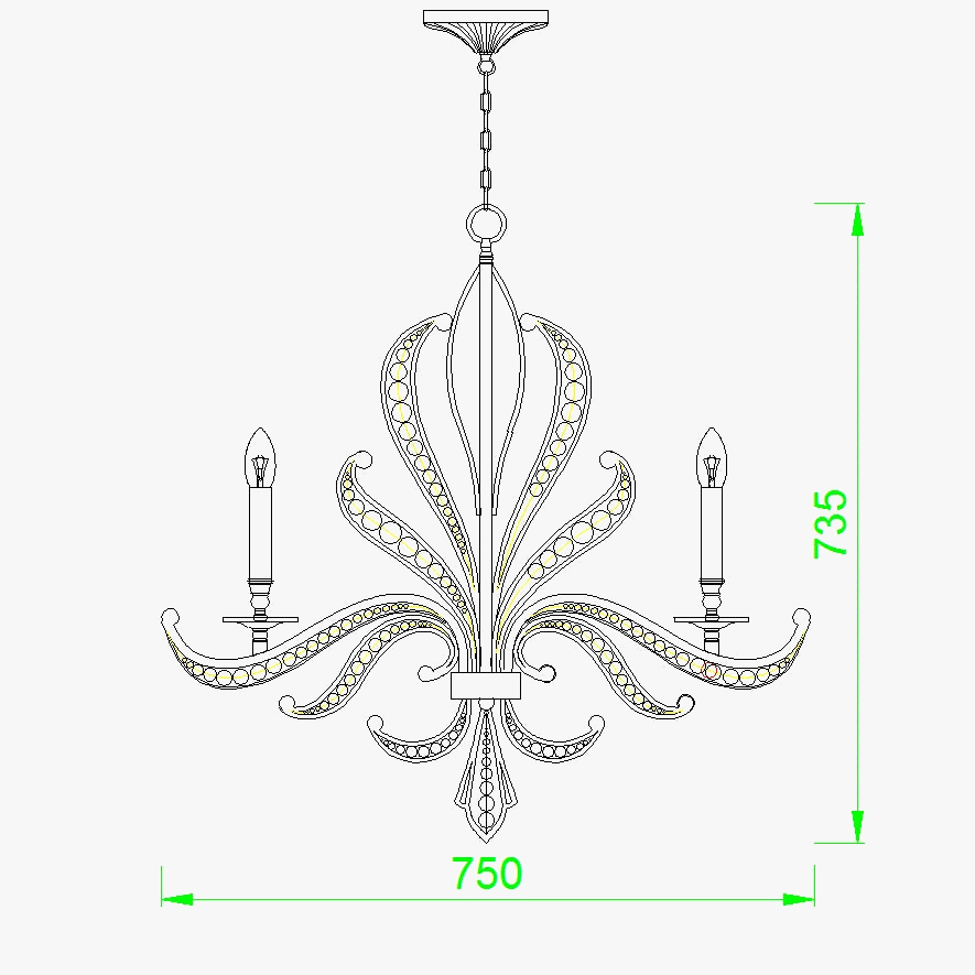 lustre de luxe or design moderne luminaire décoratif idéal bougie