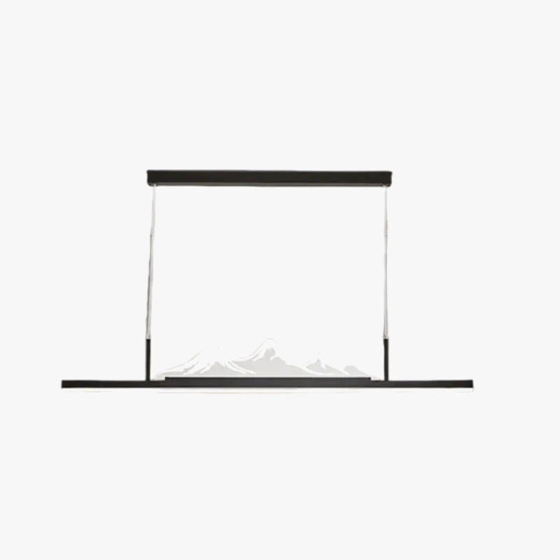 lustre de style chinois pour restaurant et bureau montagne