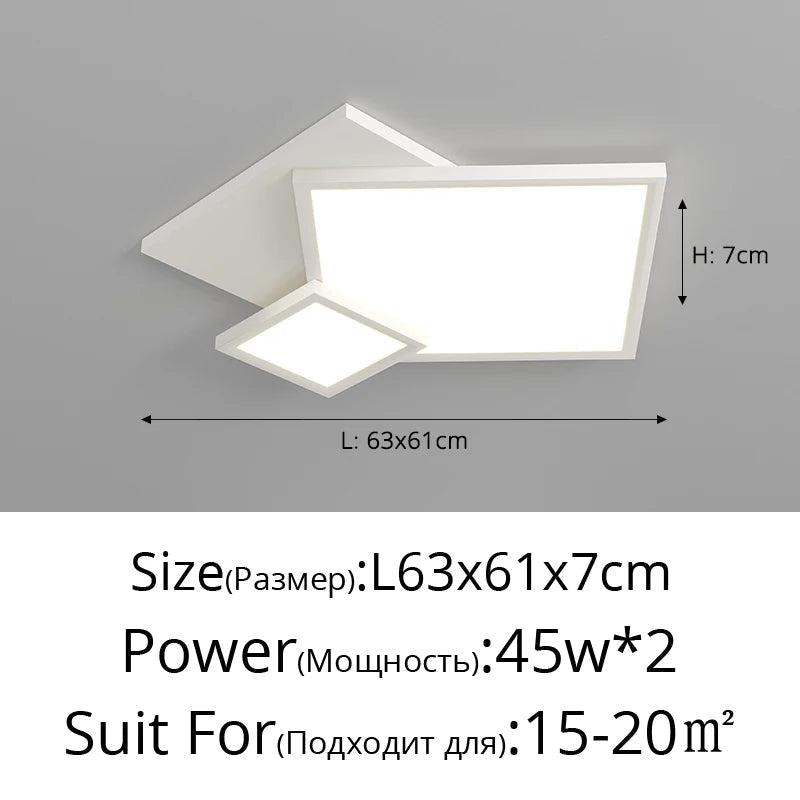 lustre de style minimaliste moderne spectre complet 	 haut de gamme intelligent
