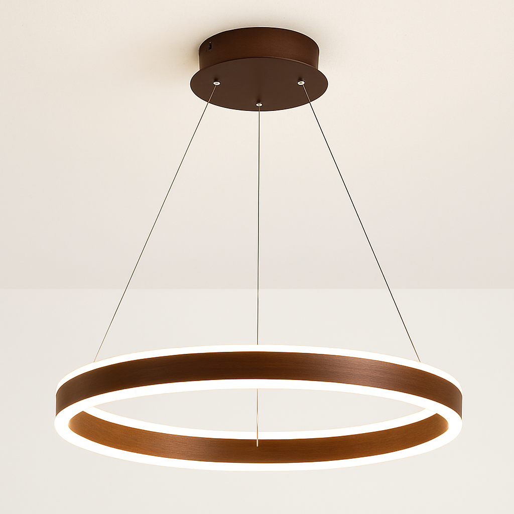 lustre design à Anneau moderne LED dimmable