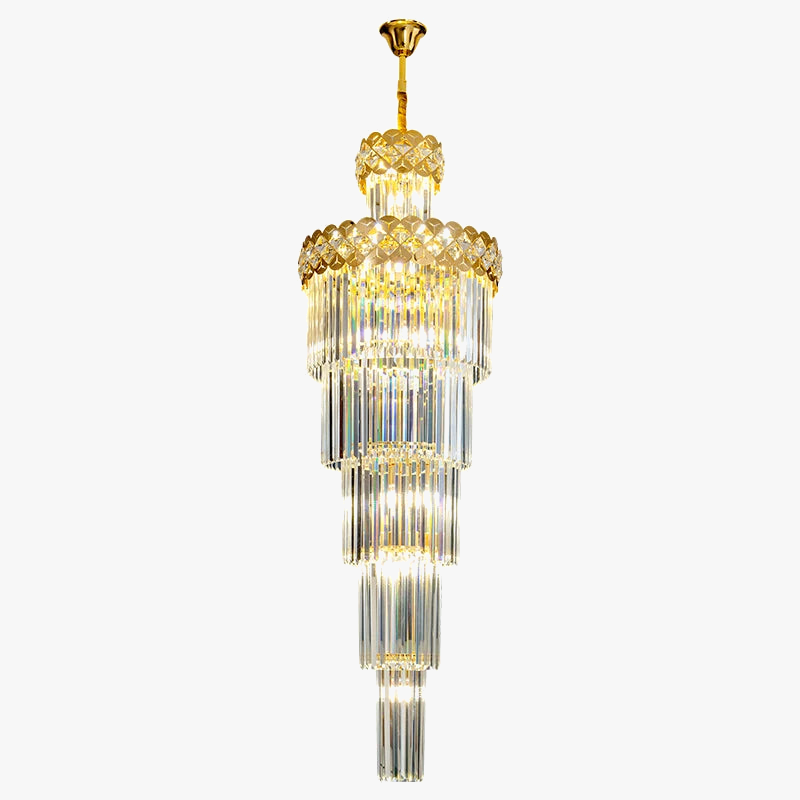 lustre design en cristal pour intérieur moderne et élégant