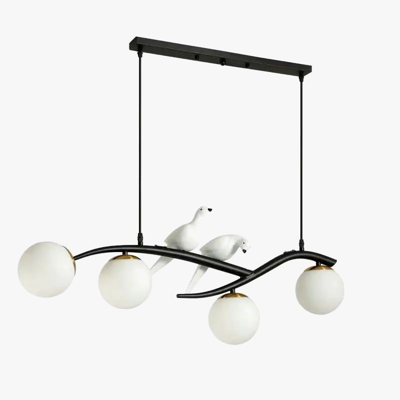 lustre design en forme d'oiseau pour décoration intérieure moderne