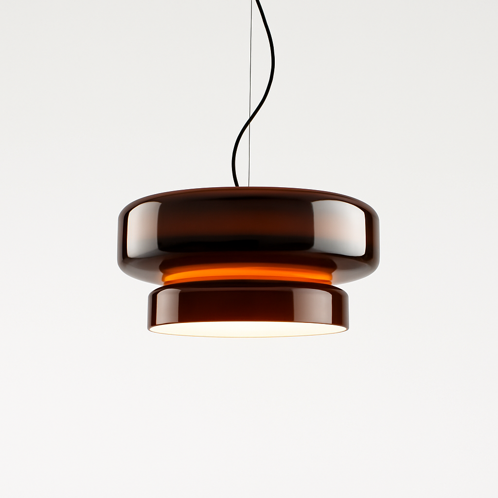 lustre design espagnol en verre pour intérieur moderne
