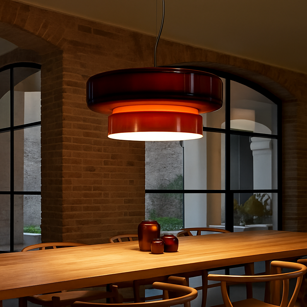 lustre design espagnol en verre pour intérieur moderne