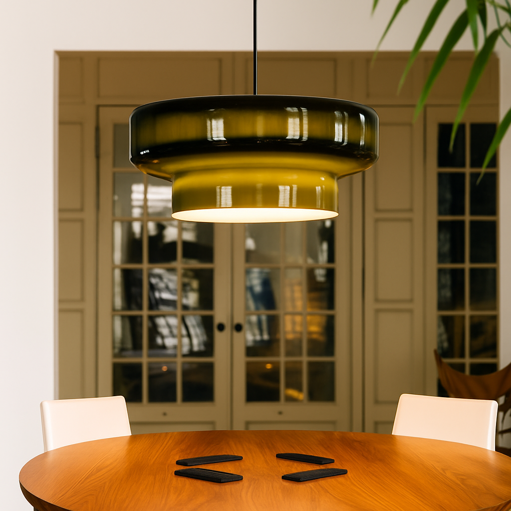 lustre design espagnol en verre pour intérieur moderne