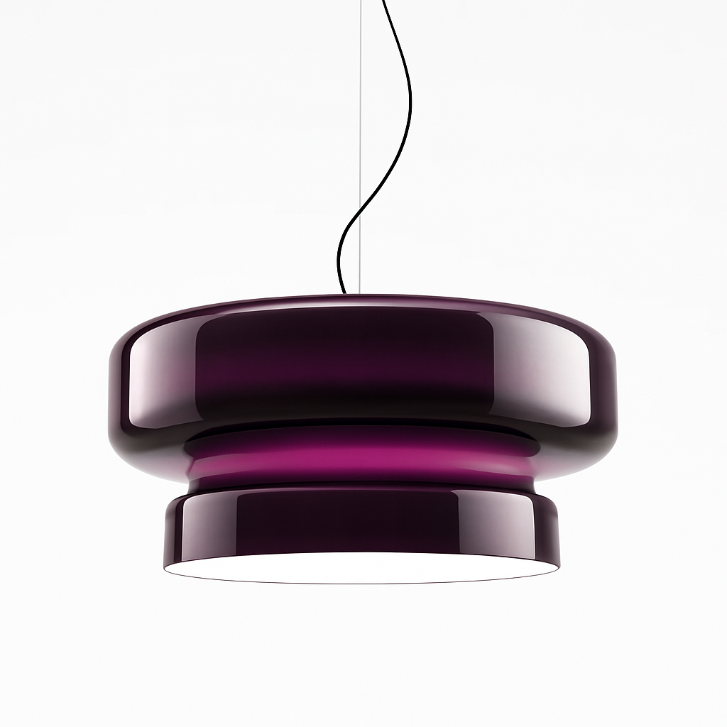 lustre design espagnol en verre pour intérieur moderne