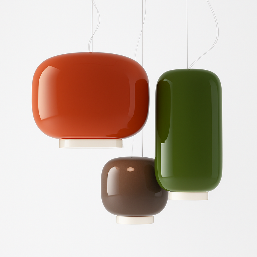 lustre design en verre pour bar et restaurant