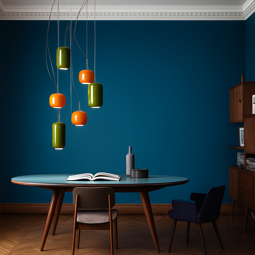 lustre design en verre pour bar et restaurant