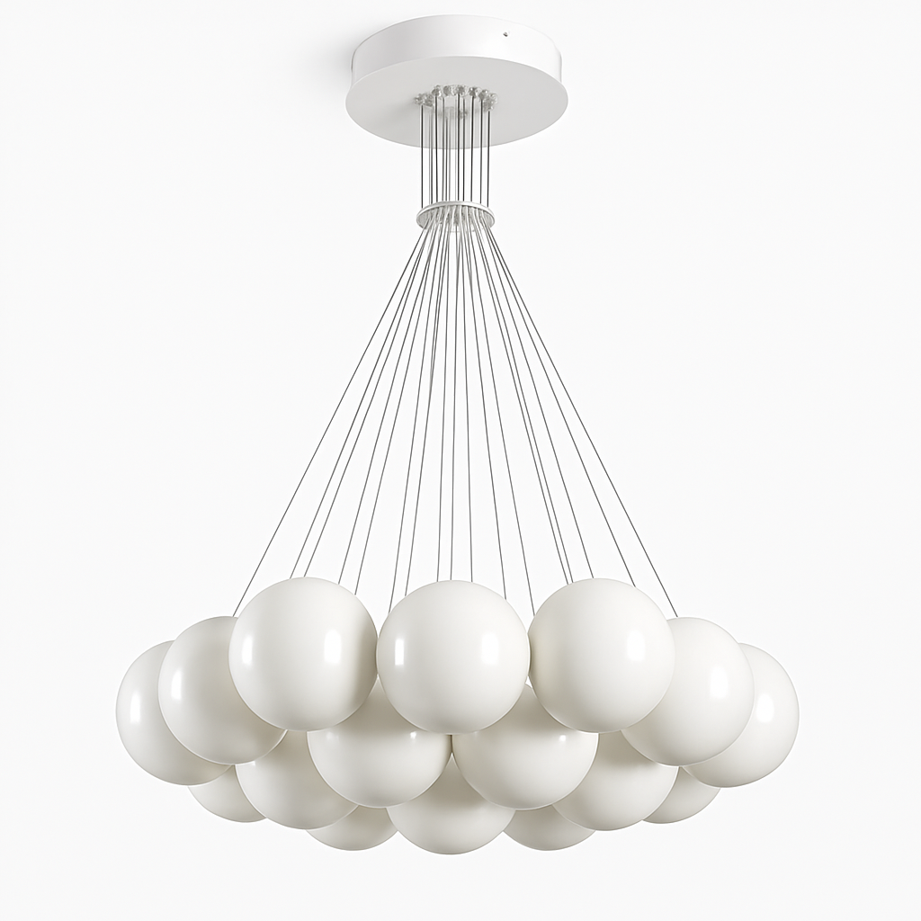 Lustre design LED avec boules