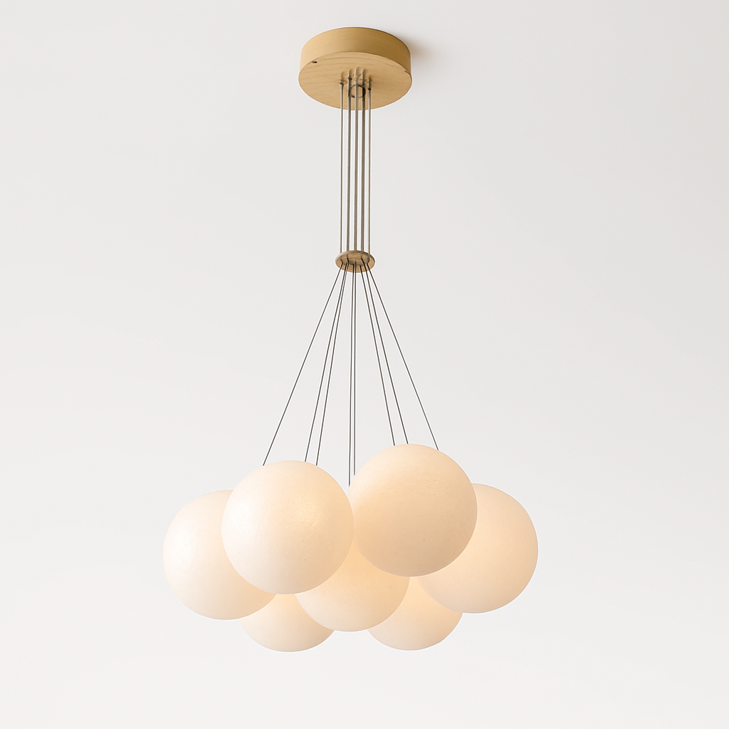 Lustre design LED avec boules