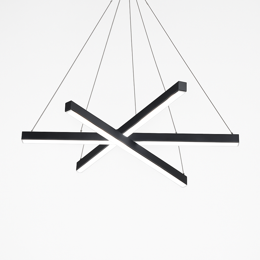 Lustre design LED barrettes lumineuses en métal Zillion