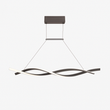 Lustre design LED en forme de vagues Callan
