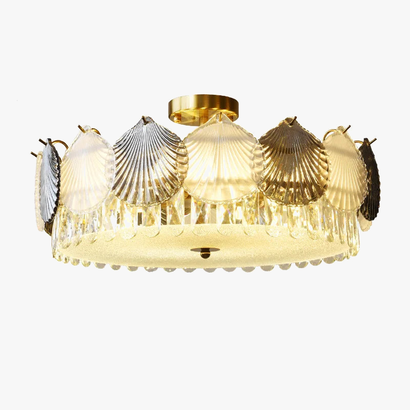 lustre design moderne cristal français led créatif