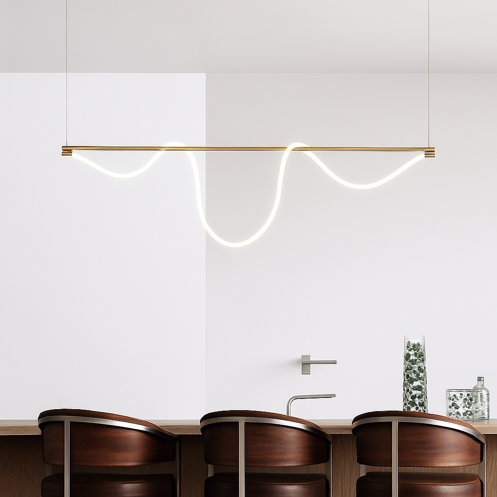 lustre design moderne led pour éclairage intérieur