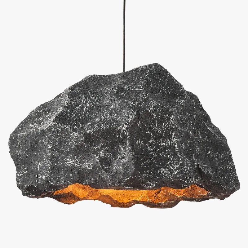 lustre design nordique en micro ciment style japonais fait main